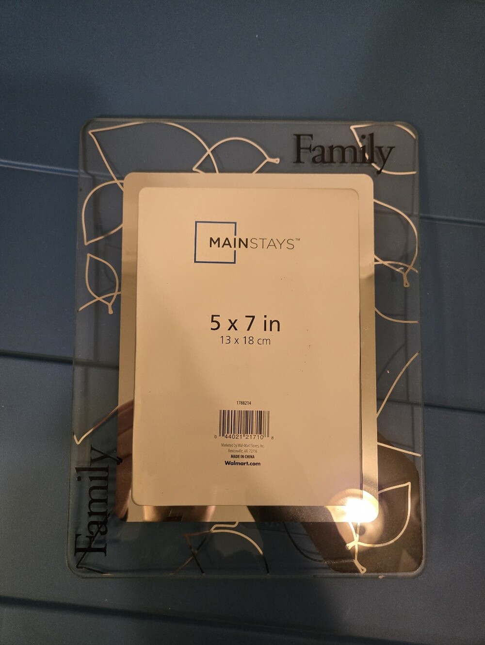 Walmart Mainstays Glass Frame Family With Metal Accents